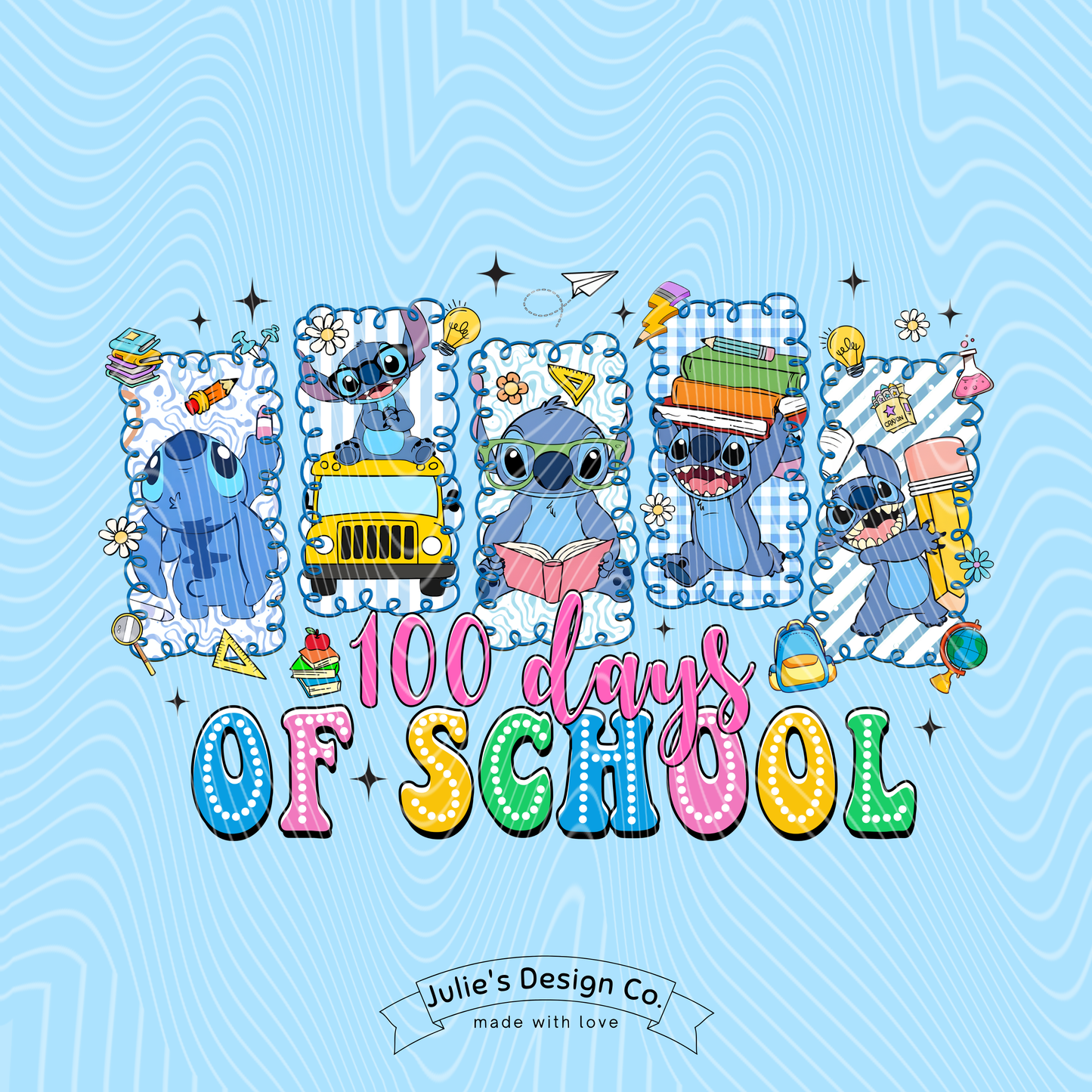 Stitch 100 Days 4 - Individual DTF Transfer