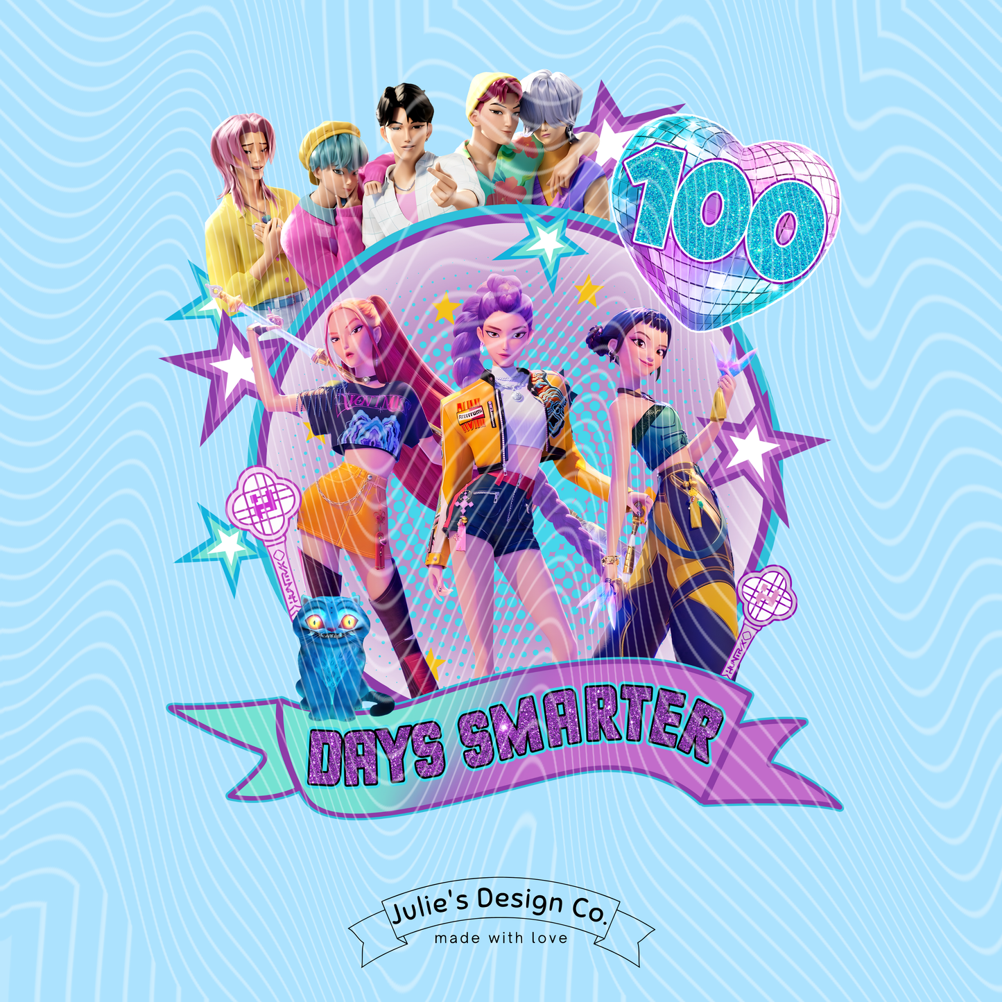 Kpop 100 Days 3 - Individual DTF Transfer