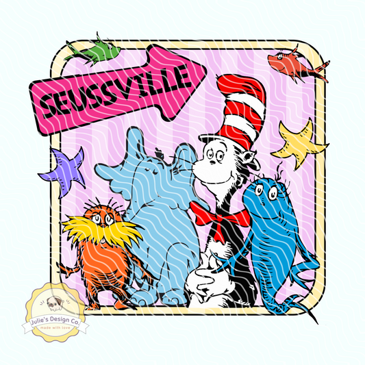 Seussville Characters - Individual DTF Transfer