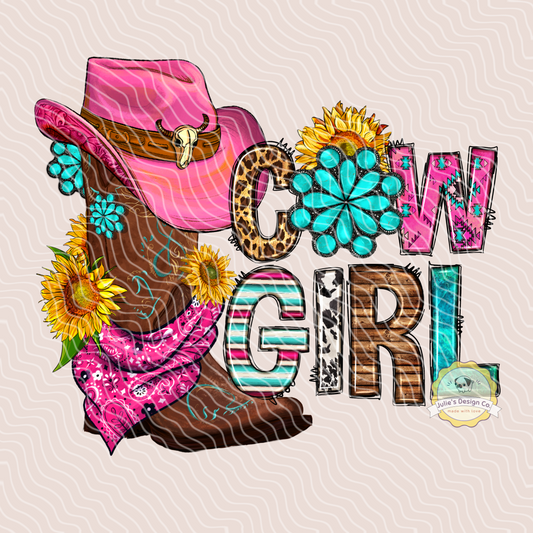 Cowgirl - Individual DTF Transfer