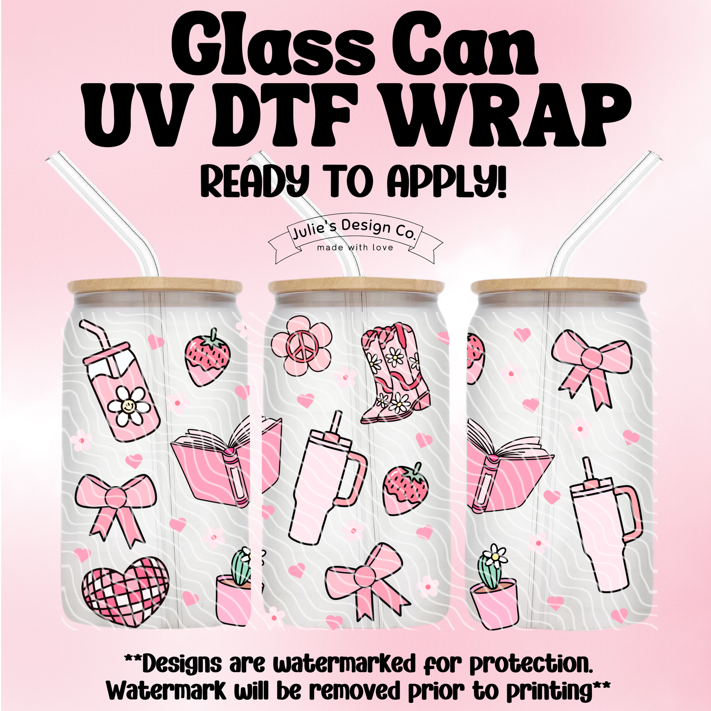 Girly 1 - UV DTF Wrap