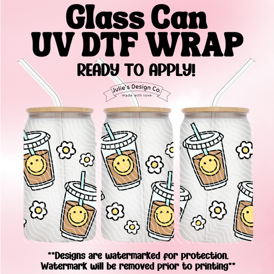 Iced Coffee - UV DTF Wrap