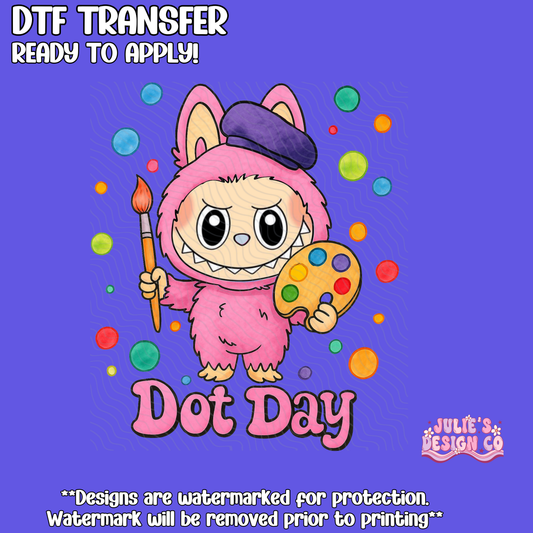 Dot Day Labubu - Individual DTF Transfer