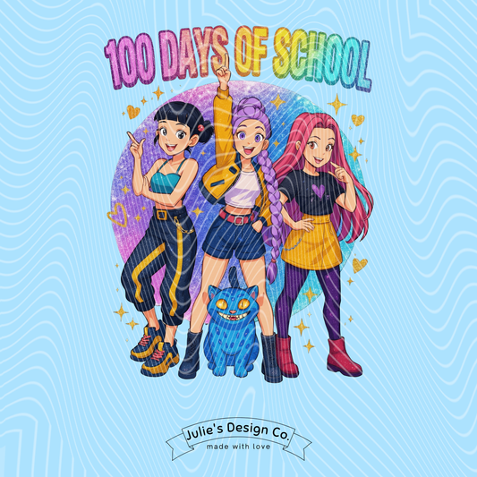 Kpop 100 Days 1 - Individual DTF Transfer