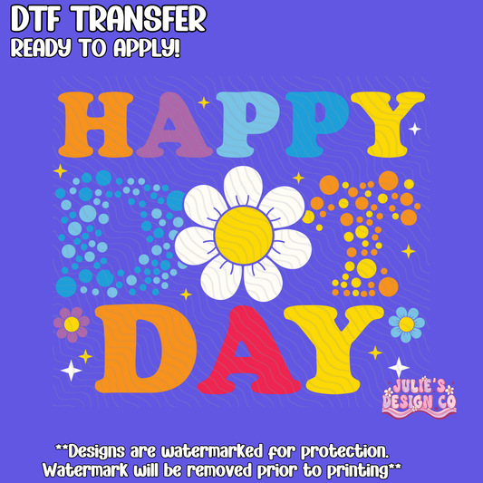 Dot Day 9 - Individual DTF Transfer