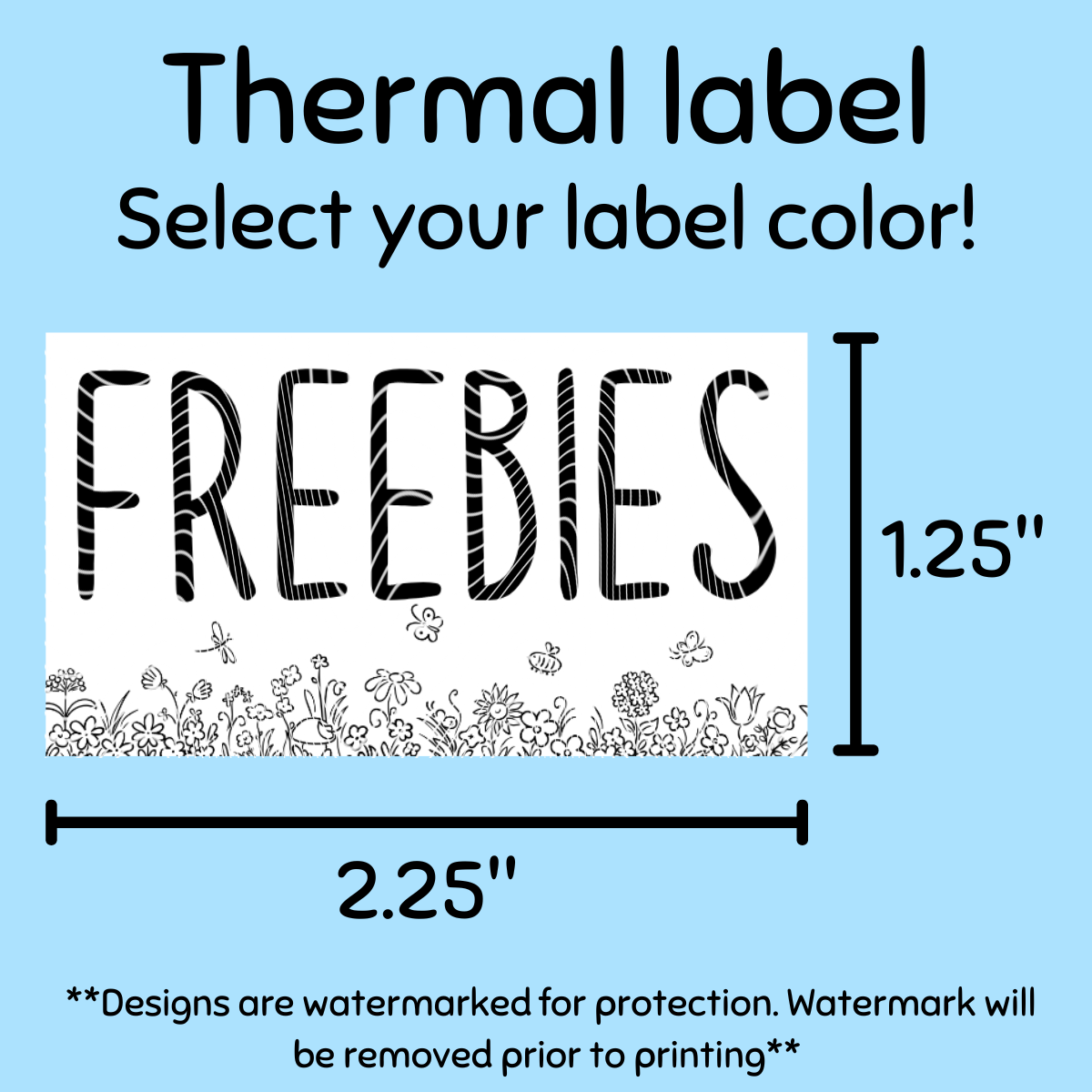 Freebies - Thermal Label