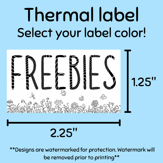 Freebies - Thermal Label