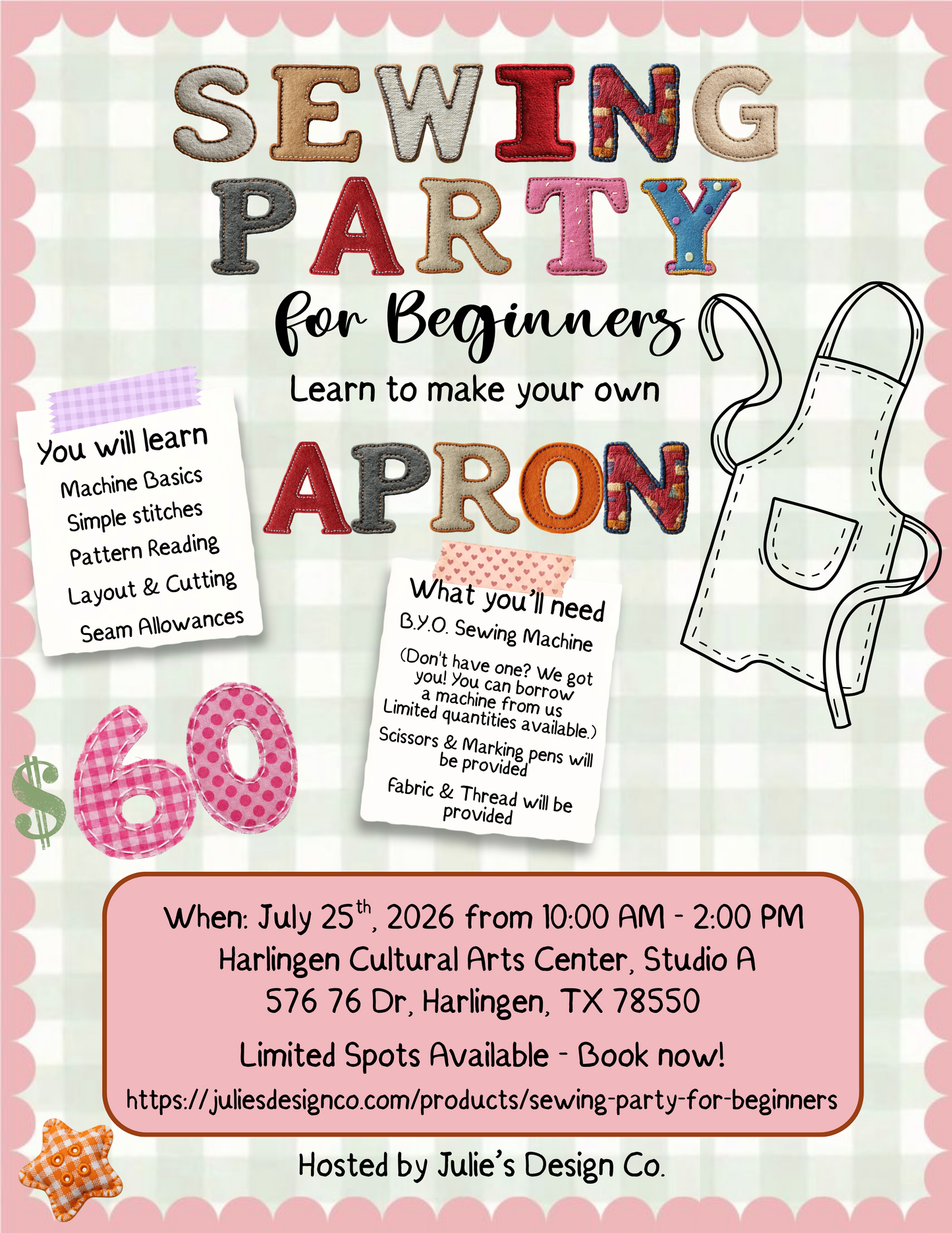 Sewing Party for Beginners!