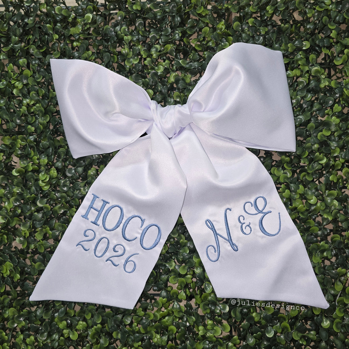 "HOCO 2026" Embroidered Sash - CURRENT TAT: SAME DAY - NEXT DAY