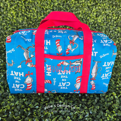 Cat in the Hat Mini Duffel Bag